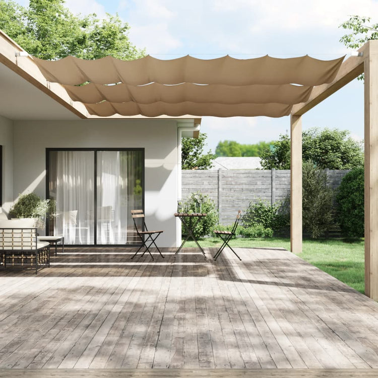 Vidaxl luifel verticaal 180x360 cm oxford stof taupe