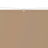 Vidaxl luifel verticaal 180x1000 cm oxford stof taupe