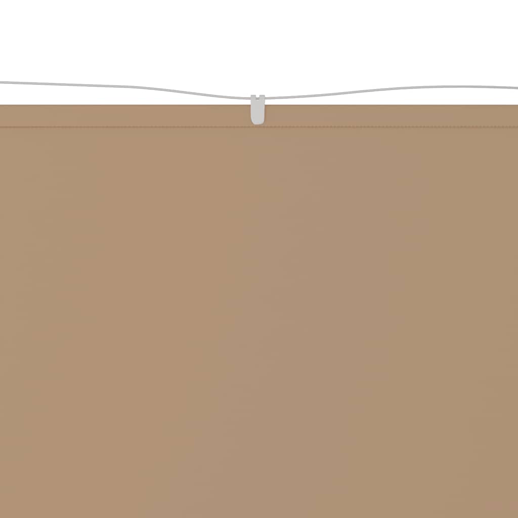 Vidaxl luifel verticaal 180x1000 cm oxford stof taupe