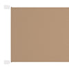 Vidaxl luifel verticaal 250x420 cm oxford stof taupe