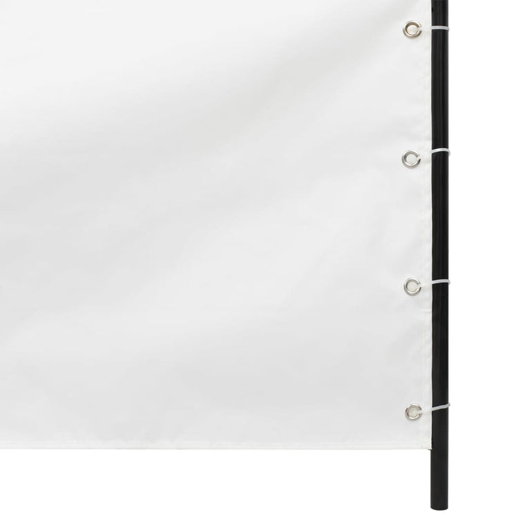 Vidaxl balkonscherm 120x240 cm oxford stof wit