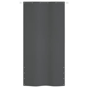 VidaXL Balkonscherm 120x240 cm oxford stof antracietkleurig - afbeelding 2