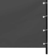 VidaXL Balkonscherm 120x240 cm oxford stof antracietkleurig - afbeelding 3