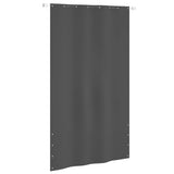 VidaXL Balkonscherm 140x240 cm oxford stof antracietkleurig - afbeelding 1