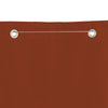 Vidaxl balkonscherm 80x240 cm oxford stof terracottakleurig