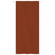 VidaXL Balkonscherm 120x240 cm oxford stof terracottakleurig - afbeelding 2