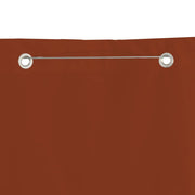 VidaXL Balkonscherm 120x240 cm oxford stof terracottakleurig - afbeelding 3
