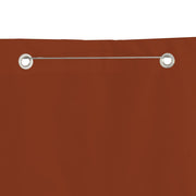 Vidaxl balkonscherm 140x240 cm oxford stof terracottakleurig - afbeelding 3