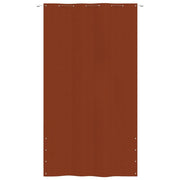 Vidaxl balkonscherm 160x240 cm oxford stof terracottakleurig - afbeelding 2
