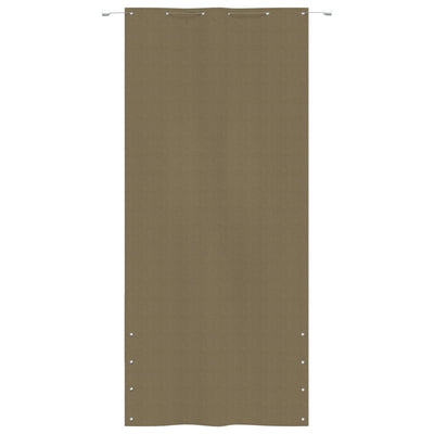 VidaXL Balkonscherm 120x240 cm oxford stof taupe