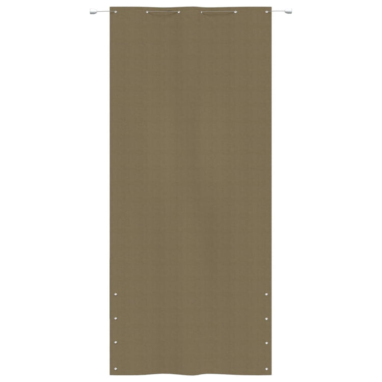 VidaXL Balkonscherm 120x240 cm oxford stof taupe