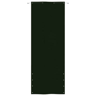 VidaXL Balkonscherm 80x240 cm oxford stof donkergroen