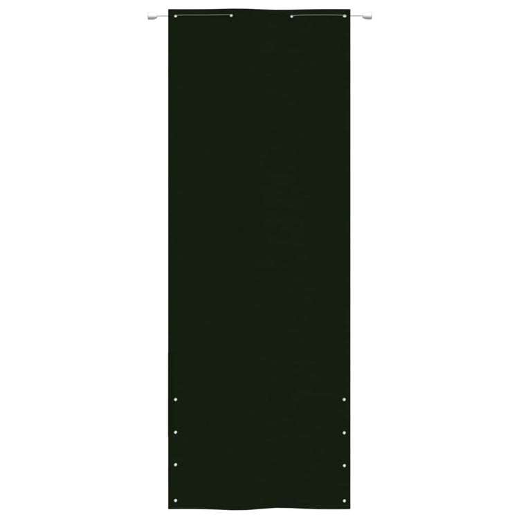 VidaXL Balkonscherm 80x240 cm oxford stof donkergroen
