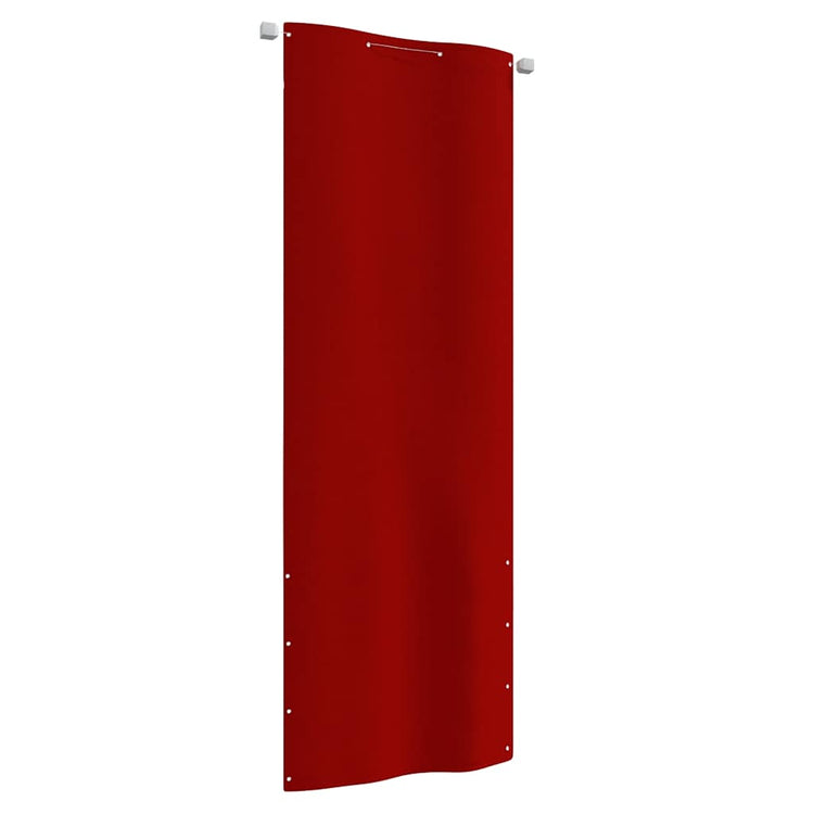 Vidaxl balkonscherm 80x240 cm oxford stof rood