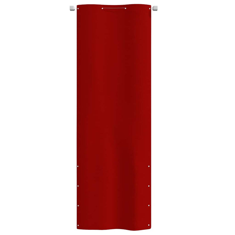 Vidaxl balkonscherm 80x240 cm oxford stof rood