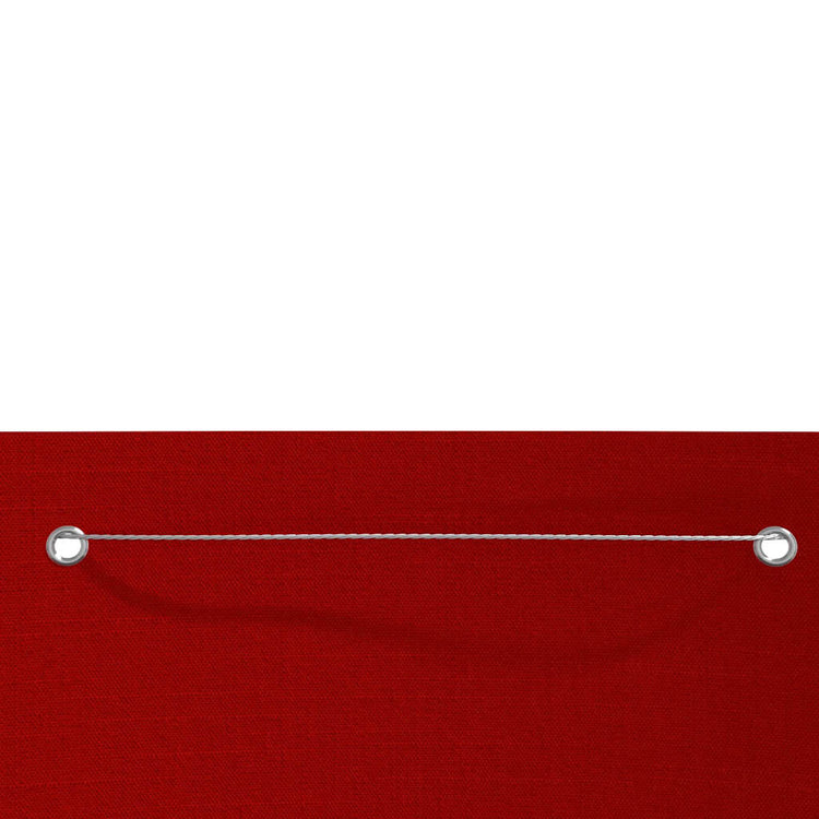 Vidaxl balkonscherm 80x240 cm oxford stof rood