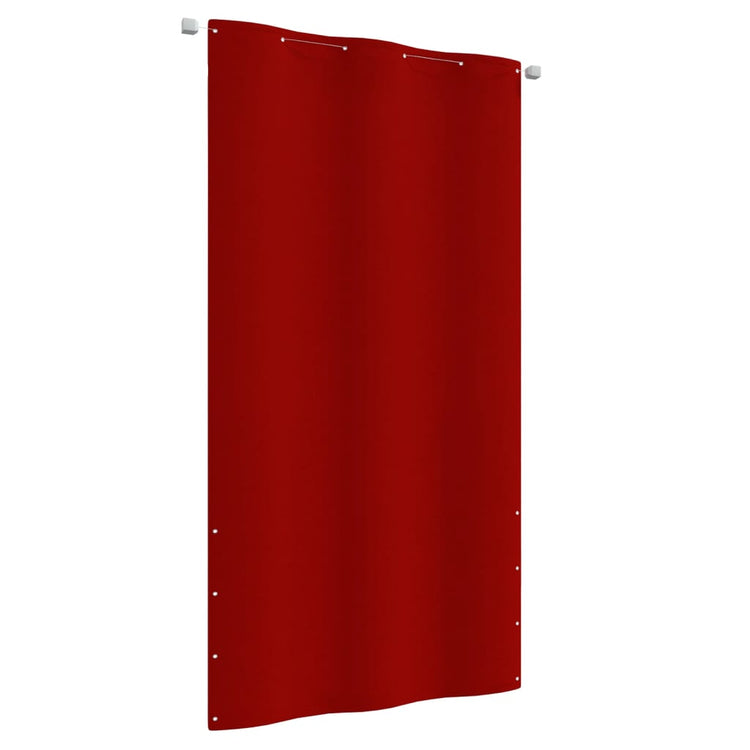 Vidaxl balkonscherm 120x240 cm oxford stof rood