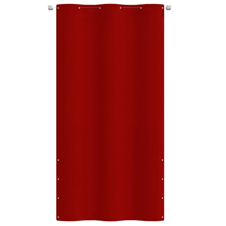 Vidaxl balkonscherm 120x240 cm oxford stof rood