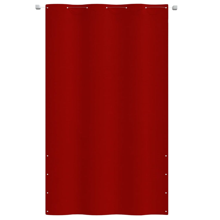 Vidaxl balkonscherm 140x240 cm oxford stof rood