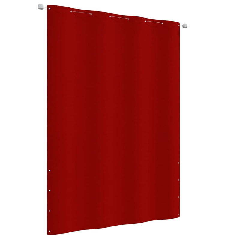 Vidaxl balkonscherm 160x240 cm oxford stof rood