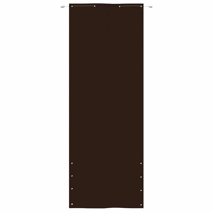 Vidaxl balkonscherm 80x240 cm oxford stof bruin