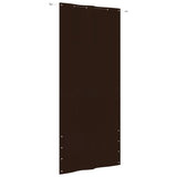 Vidaxl balkonscherm 120x240 cm oxford stof bruin - afbeelding 1