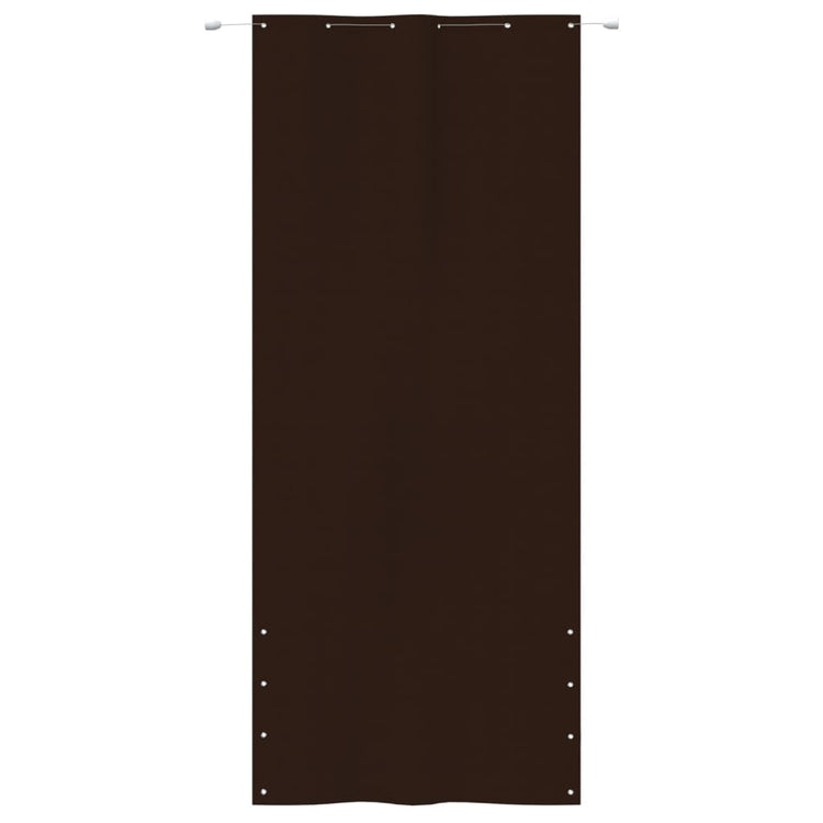 Vidaxl balkonscherm 120x240 cm oxford stof bruin