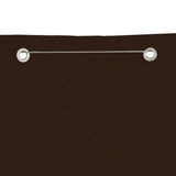 Vidaxl balkonscherm 120x240 cm oxford stof bruin - afbeelding 3