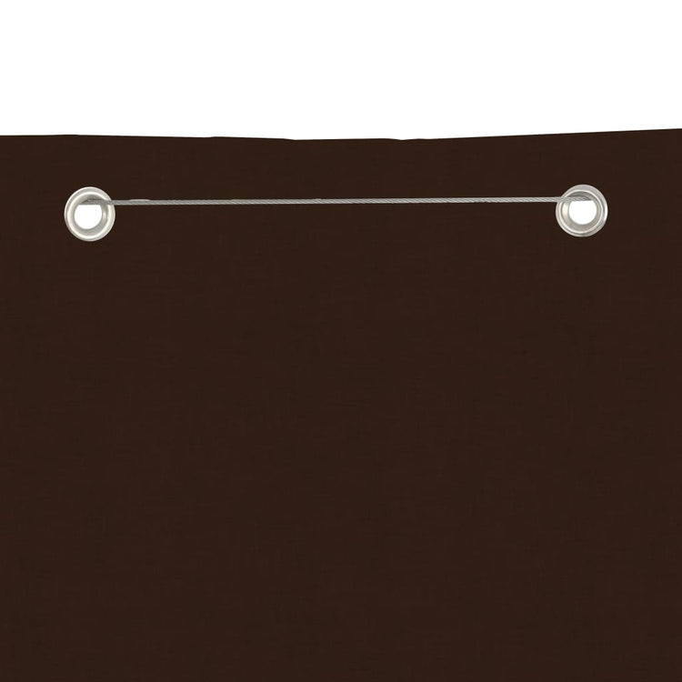 Vidaxl balkonscherm 120x240 cm oxford stof bruin