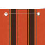 VidaXL Balkonscherm 140x240 cm oxford stof oranje en bruin - afbeelding 3