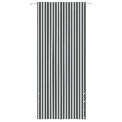 VidaXL Balkonscherm 120x240 cm oxford stof antracietkleurig en wit