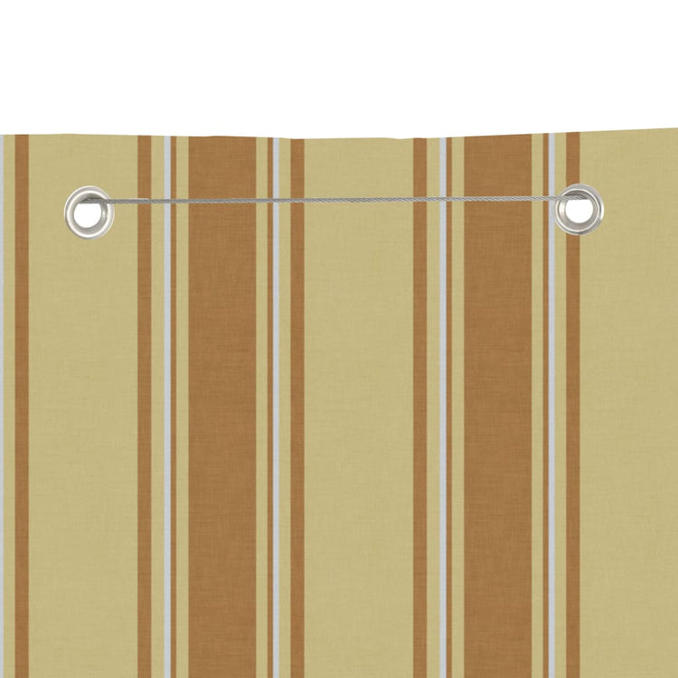Vidaxl balkonscherm 140x240 cm oxford stof geel en oranje