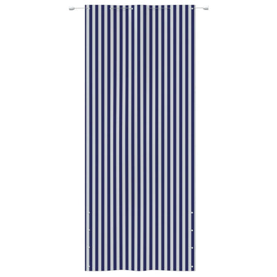 Vidaxl balkonscherm 120x240 cm oxford stof blauw en wit