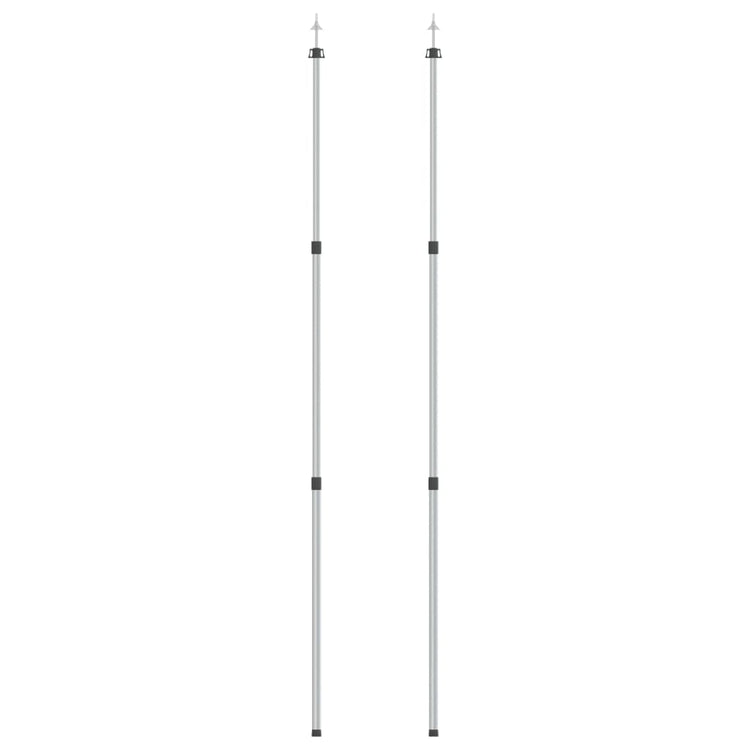 Vidaxl luifelstokken 2 st telescopisch 102-260 cm aluminium