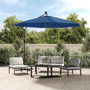 Vidaxl vervangingsdoek voor tuinparasol 350 cm azuurblauw - afbeelding 1