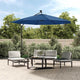 Vidaxl vervangingsdoek voor tuinparasol 350 cm azuurblauw