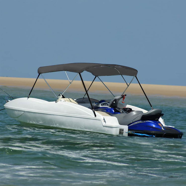 Vidaxl biminitop 3-boogs 183x140x137 cm antracietkleurig