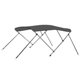 Vidaxl biminitop 3-boogs 183x196x137 cm antracietkleurig - afbeelding 2