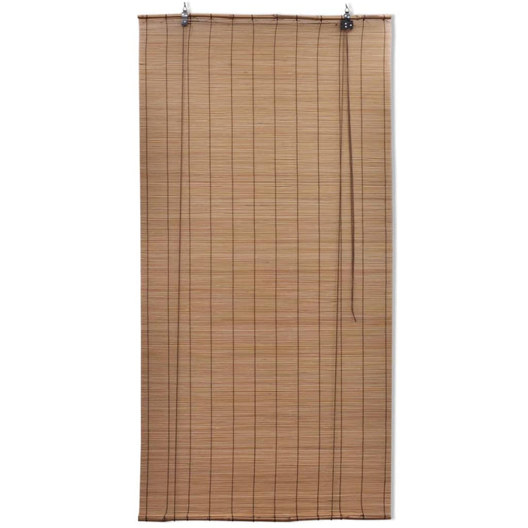 Vidaxl rolgordijnen 2 st 80x160 cm bamboe bruin