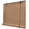 Vidaxl rolgordijnen 2 st 80x160 cm bamboe bruin
