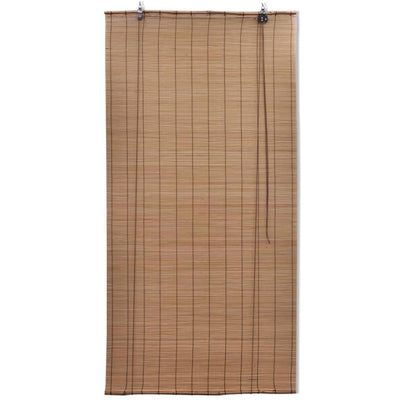 Vidaxl rolgordijnen 2 st 120x220 cm bamboe bruin