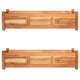 Vidaxl plantenbakken verhoogd 2 st 100x30x25 cm acaciahout