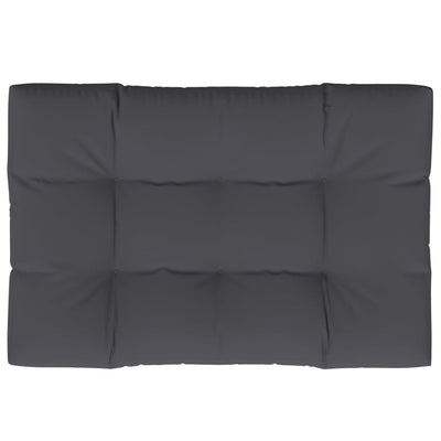 Vidaxl palletkussen 120x80x12 cm stof antracietkleurig