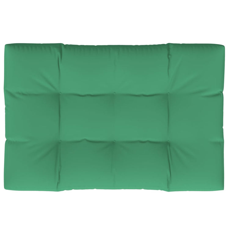 VidaXL Palletkussen 120x80x12 cm stof groen