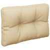 Vidaxl palletkussen 50x40x12 cm stof beige