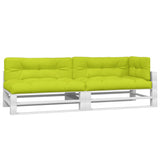 Vidaxl palletkussens 5 st stof heldergroen - afbeelding 3