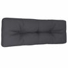 Vidaxl palletkussen 120x40x12 cm stof antracietkleurig