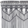 Vidaxl gordijn macramé 140x240 cm katoen antraciet