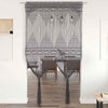 Vidaxl gordijn macramé 140x240 cm katoen antraciet