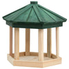 Vidaxl vogelvoeder achthoekig 33x30 cm massief vurenhout
